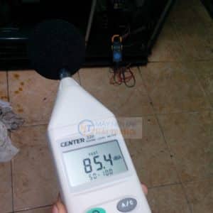 Sửa máy nén khí - đo độ ồn